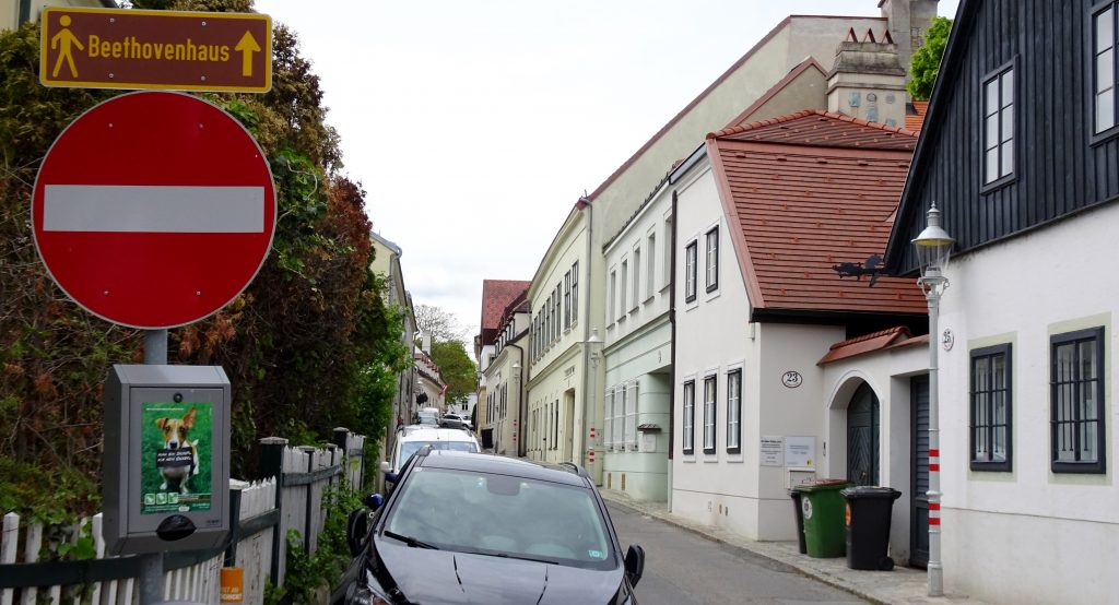 Probusgasse in 2016, facing same direction