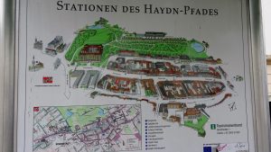  City plaque showing key Haydn sites in Eisenstadt