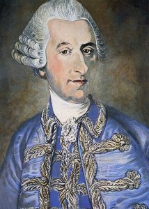 Haydn received winter and summer livery each year as part of his Esterházy salary. Photo 1772-3 attrib Grundmann, painted C Peel