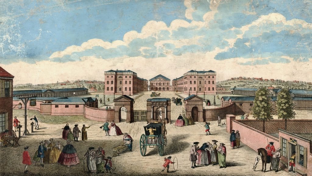 Foundling Hospital, London in 1750 